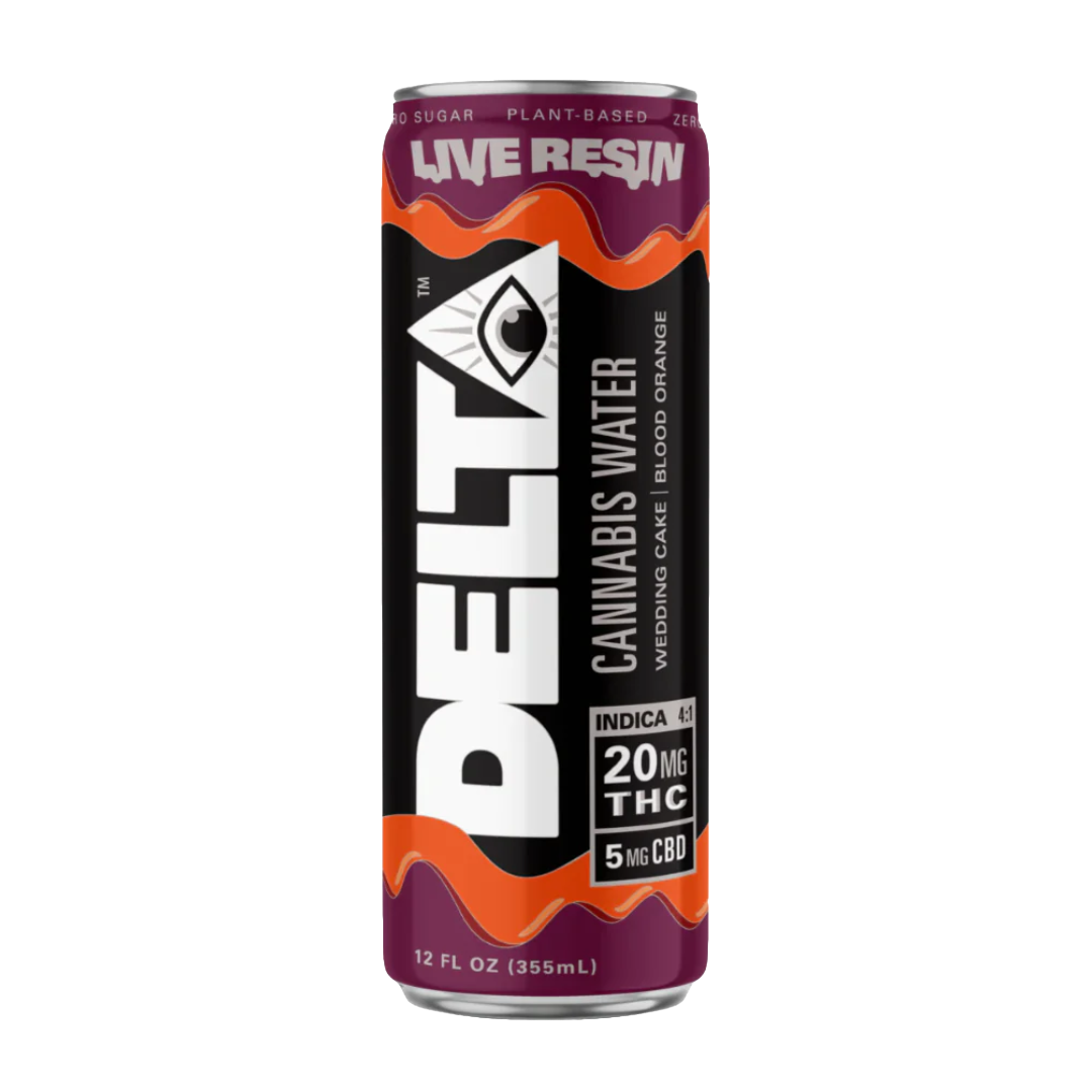 Drink Delta Cannabis Water Live Resin Drinks / Blood Orange (INDICA)